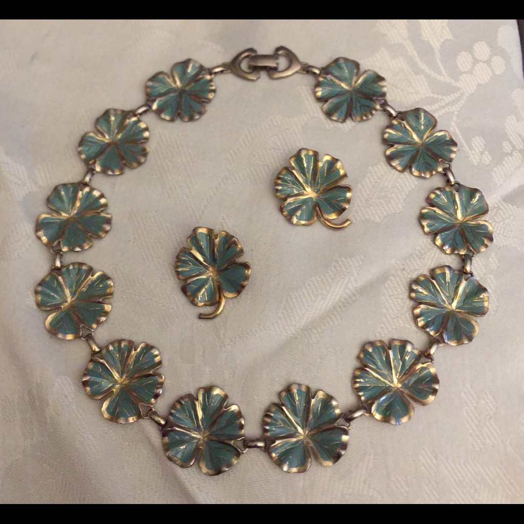 Marino Necklace & Earring Set Vintage & Rare!